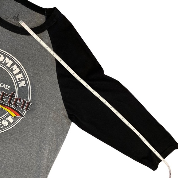 Disney Parks Oktoberfest Shirt Unisex Large EPCOT Germany Biergarten 3/4 Sleeve - Picture 7 of 9